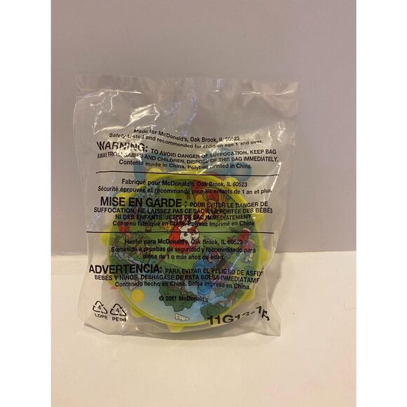 McDonald's 2011 Under 3 Toy Baby Ronald Move The Wheel Happy Meal Toy - Picture 4 of 6